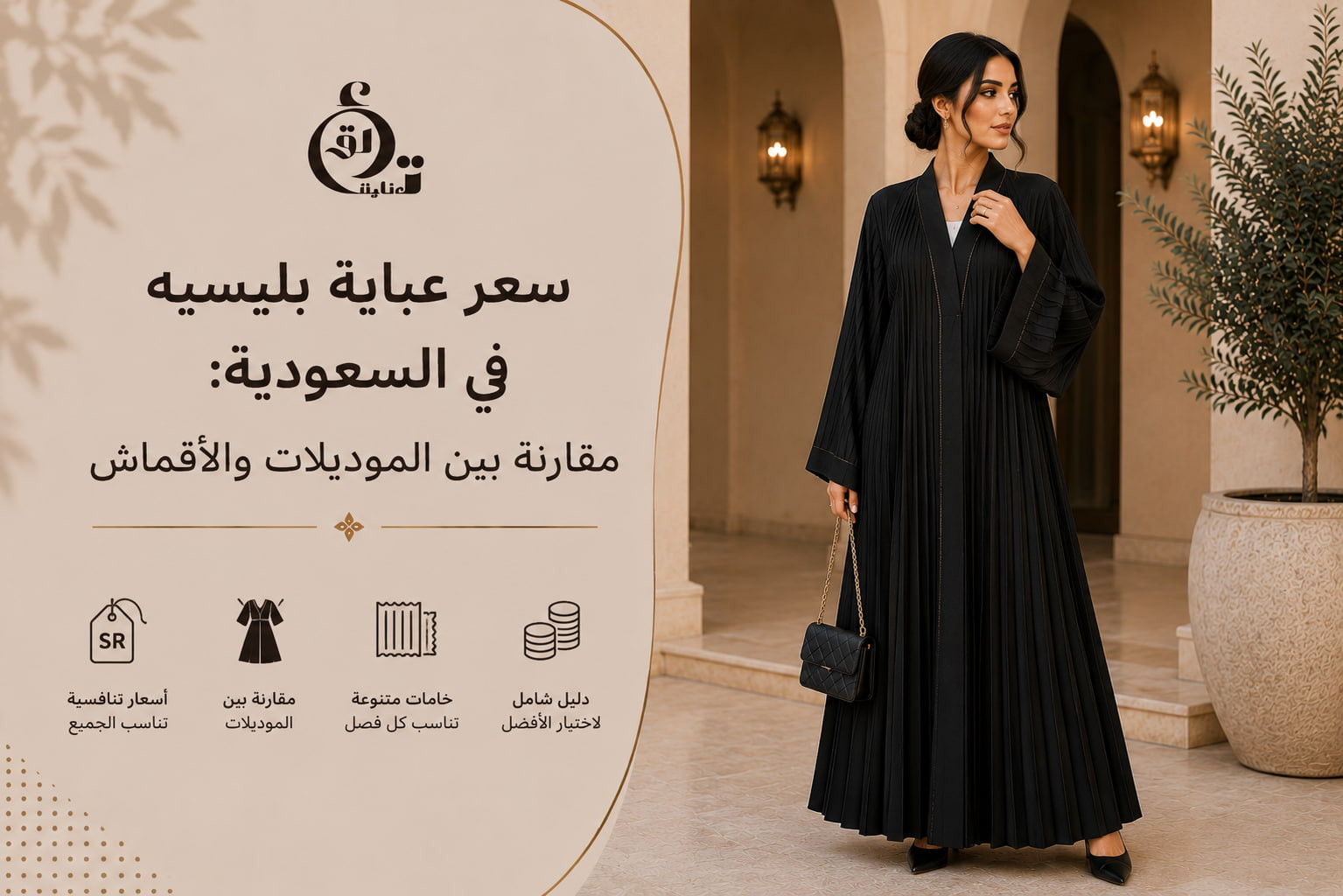 سعر عباية بليسيه في السعودية مقارنة بين الموديلات والأقماش